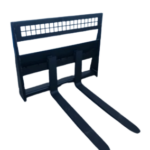 Tablero porta horquillas, porta palets para mini cargadora.