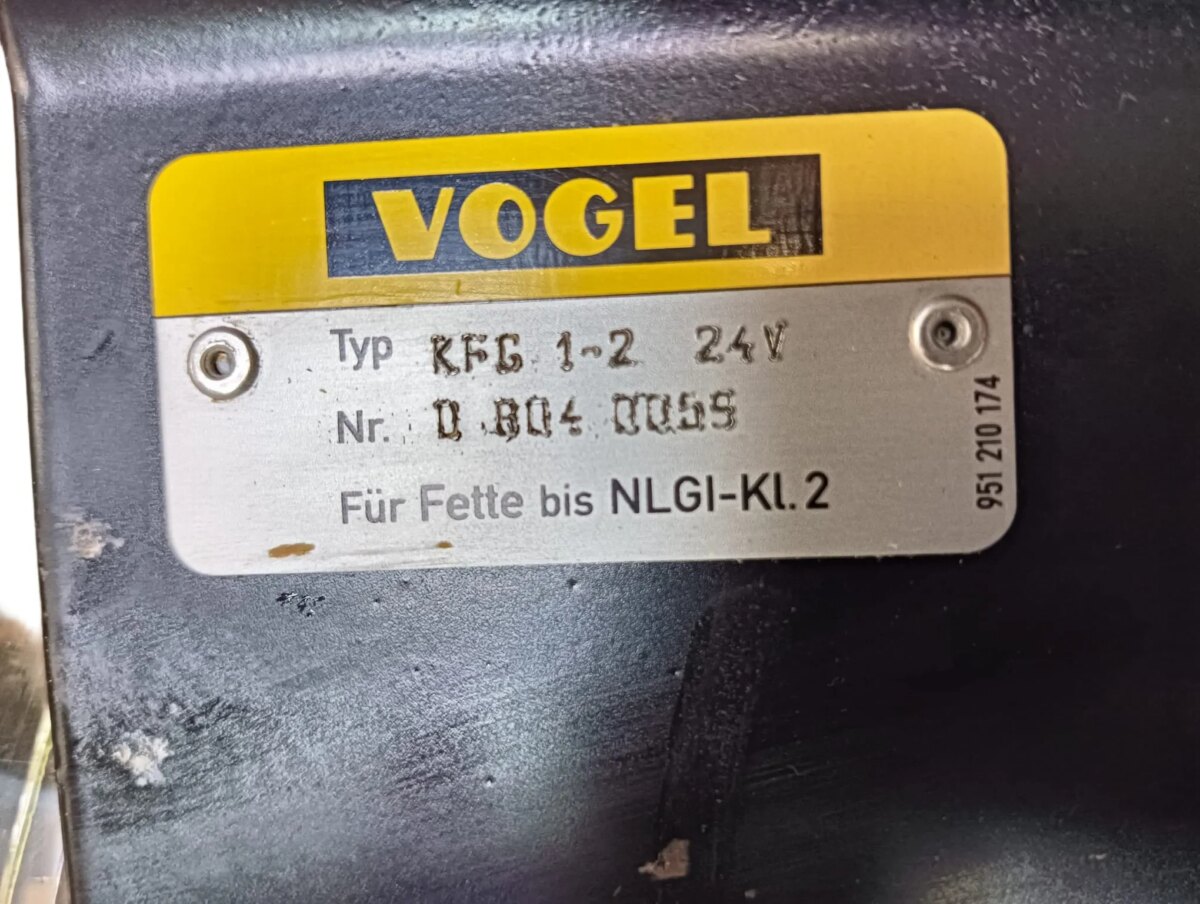 Sistema de engrase centralizado Vogel KFG 1-2 24V