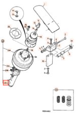 Bomba de freno para JCB 15/901800, 15-901800 para JCB 412, JCB 415, JCB 410